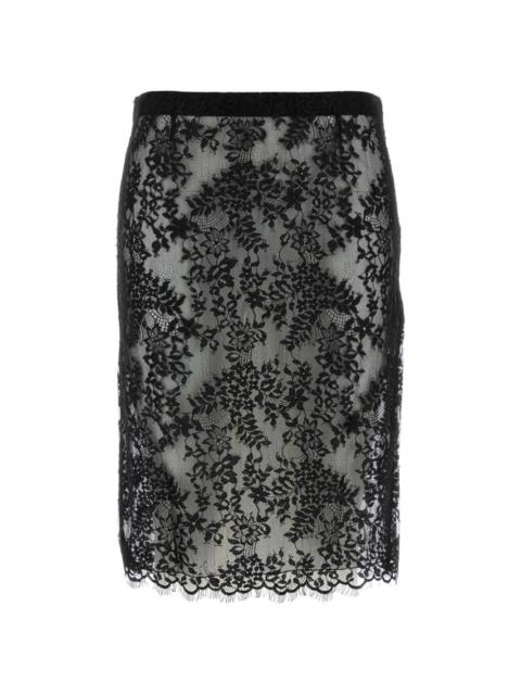 SAINT LAURENT wrap pencil skirt