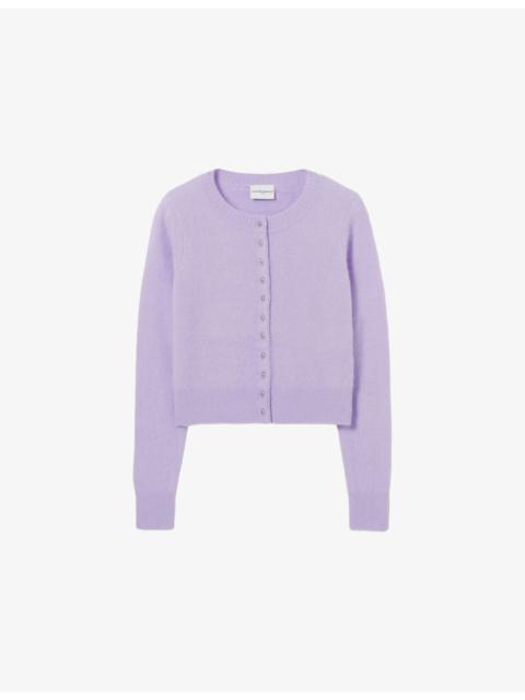Claudie Pierlot Brushed-Knit Wool Cardigan