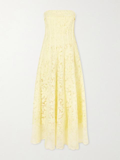 SIMKHAI Imogen Cotton-lace Midi Dress