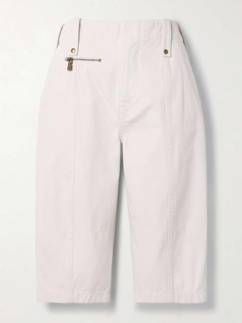 Burberry Cotton-twill shorts Off-white