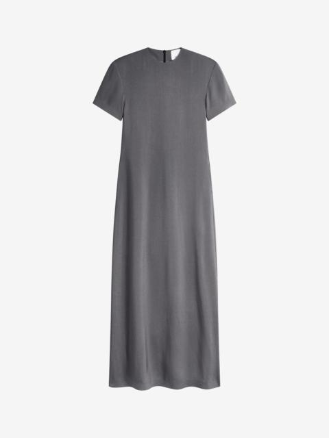 The Frankie Shop Meven Padded Maxi Dress - Dark Grey Melange