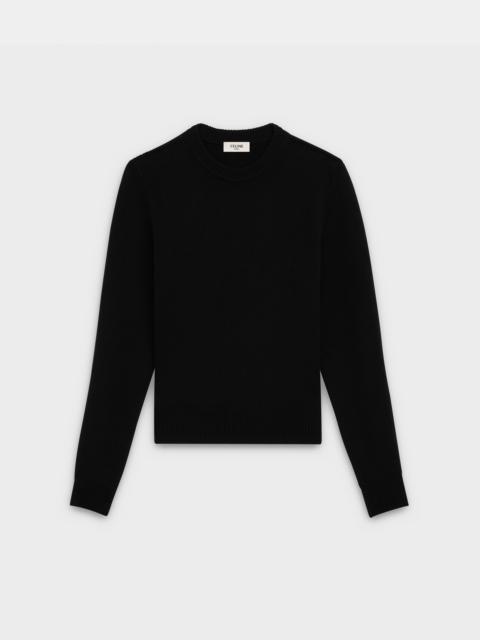 CELINE crew neck sweater in iconic cashmere