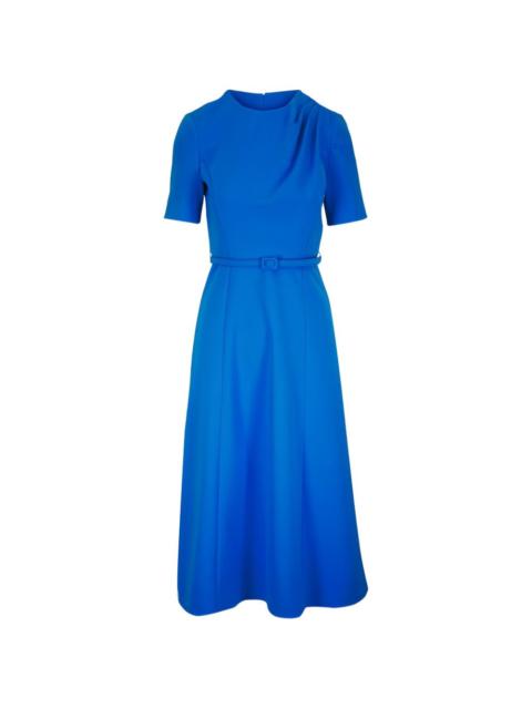 CAROLINA HERRERA belted draped dress