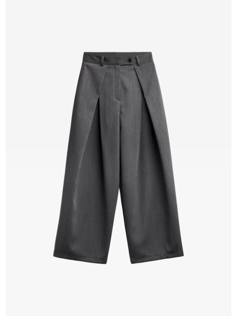 The Frankie Shop Avray Pleated Trousers - Grey