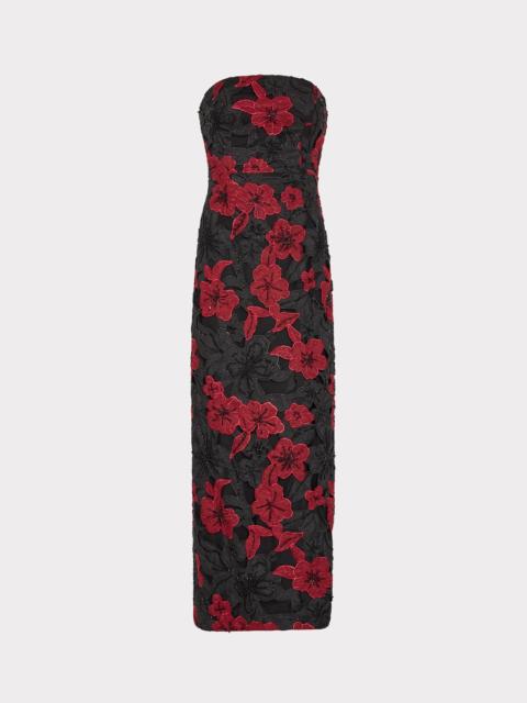 MILLY Orion Grand Floral Lace Maxi Dress