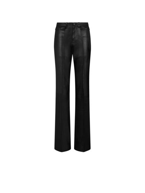 GRAIN LUX GOAT LEATHER PANTS