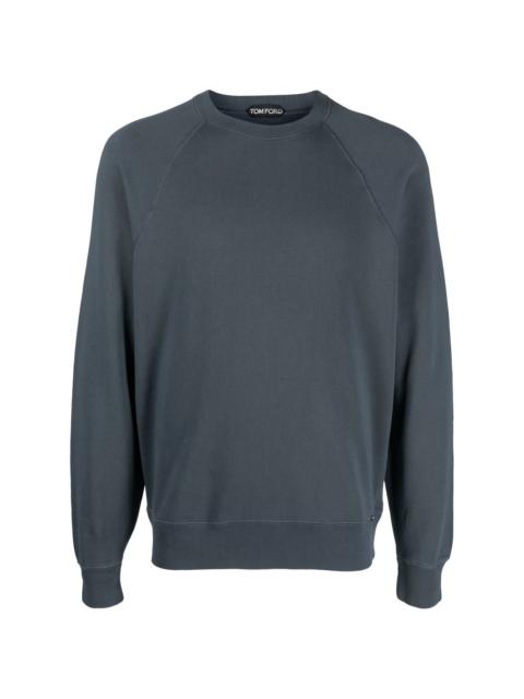 TOM FORD crew neck cashmere-silk jumper
