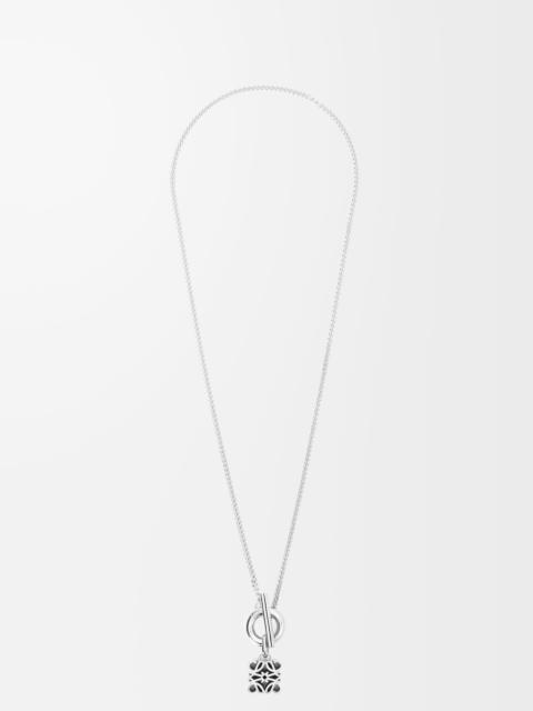 Loewe Anagram pendant in sterling silver