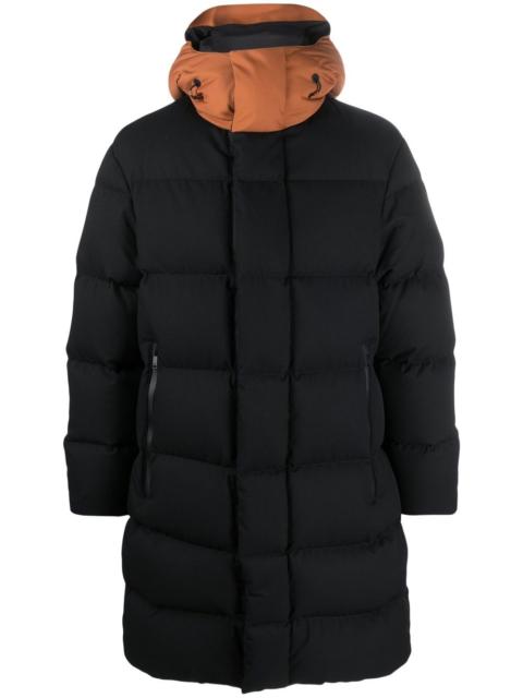 ZEGNA two-tone padded coat
