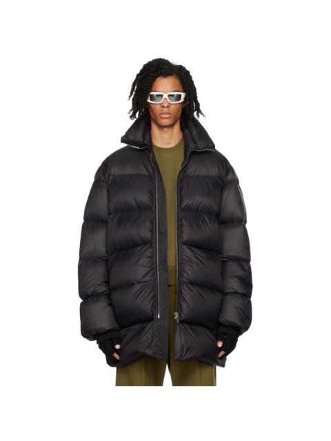 Rick Owens Black Porterville Turtle Down Coat