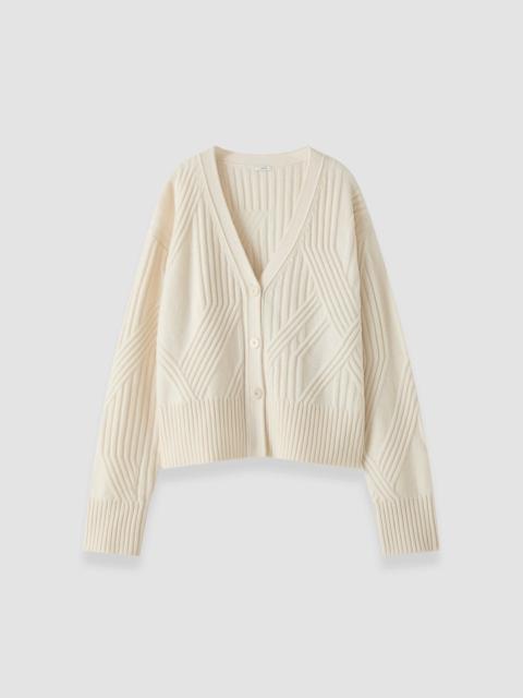 JOSEPH Aristea Soft Wool Rib Cardigan
