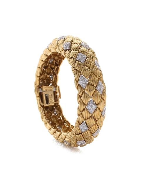 Narrow Quilted Bracelet