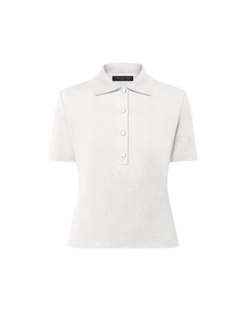 Louis Vuitton Monogram Piqué Polo Top