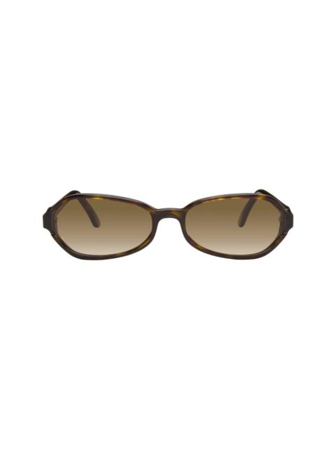 Our Legacy Brown Drain Sunglasses