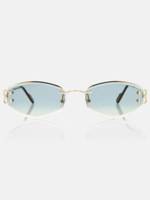 Cartier Signature C oval sunglasses