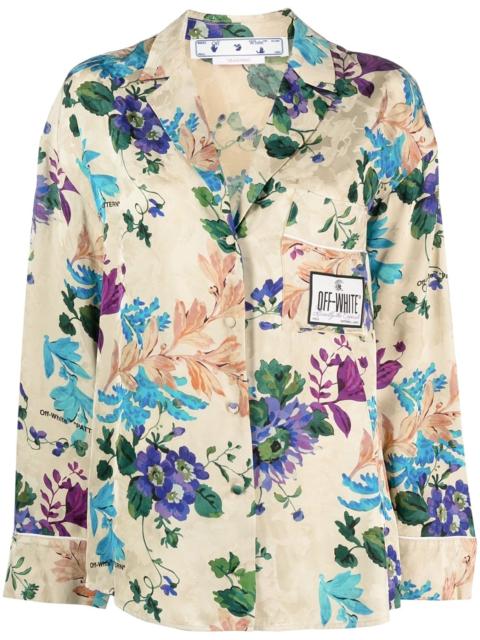 Off-White Camouflage Jacquard long-sleeve shirt