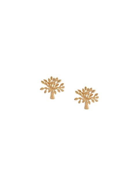 Mulberry Padlock Hoop Earrings - Gold