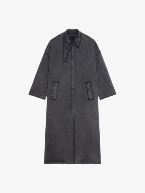 Givenchy OVERSIZED TRENCH IN WASHED OUT FELPA