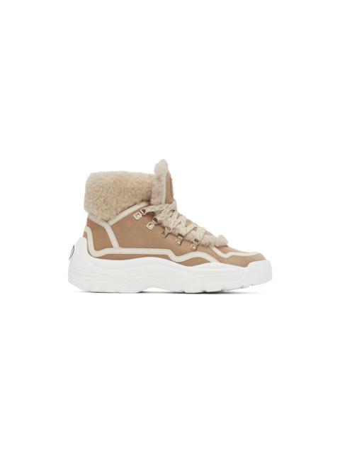 Beige Suede Gumboy Sneakers