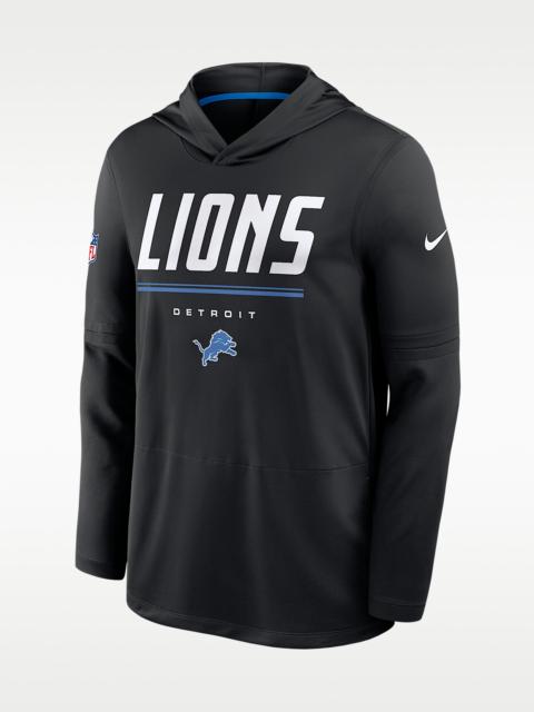 Nike Detroit Lions Sideline Men's Nike Dri-FIT NFL Long-Sleeve Hooded Top