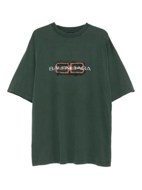 BALENCIAGA logo-print T-shirt