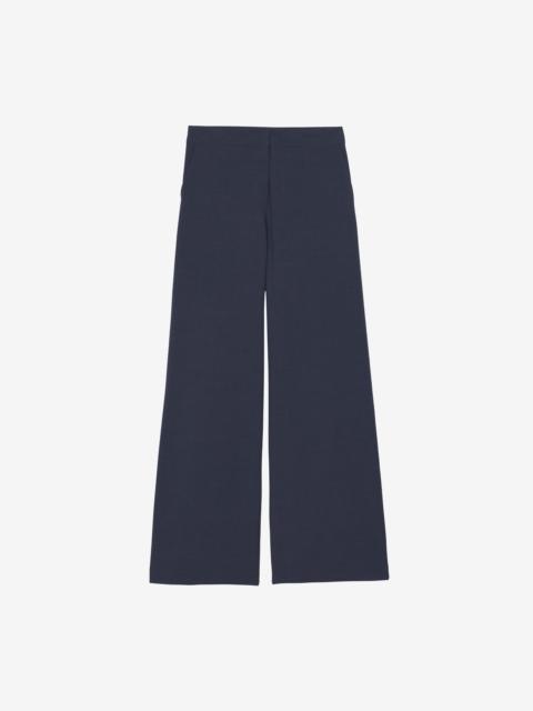 The Frankie Shop Kemi Contrast Trim Pants - Dark Blue