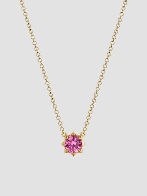 DAVID YURMAN Women's Petite Pavé Pendant Necklace in 18K Yellow Gold - Pink Sapphire