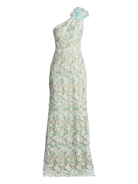 TADASHI SHOJI floral-motif dress