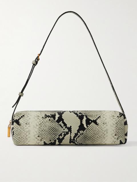 KHAITE Kye Snake-effect Leather Shoulder Bag