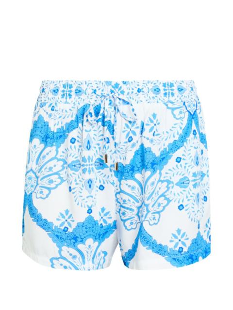 MELISSA ODABASH Annie floral-print shorts