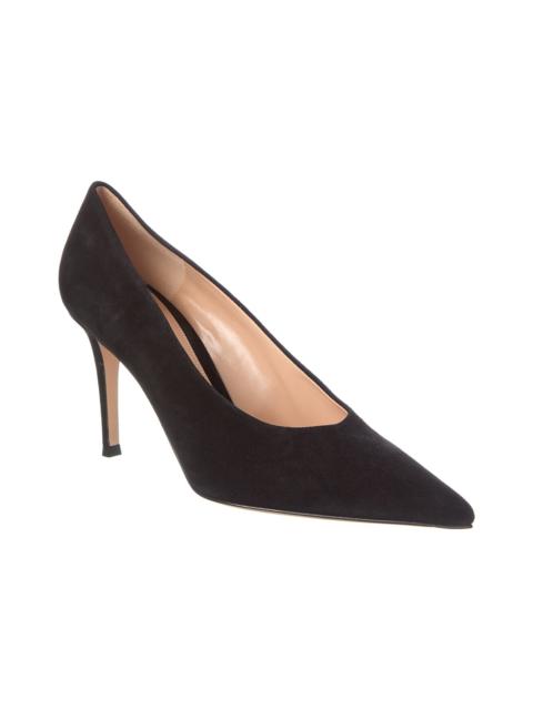 Gianvito Rossi Robbie 85 Suede Pump