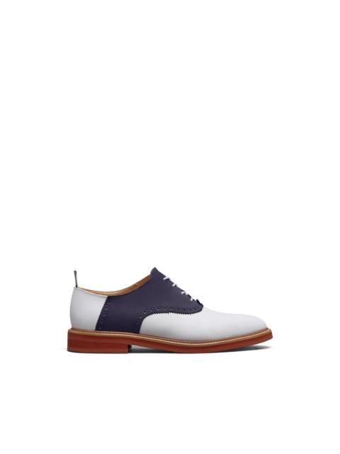 Thom Browne colour-block panelled oxford shoes