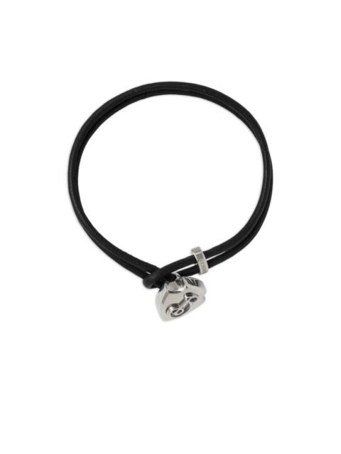 Burberry B Shield leather bracelet