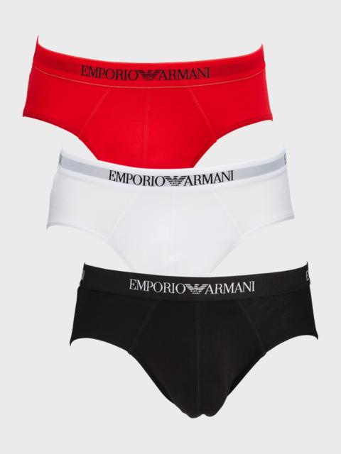 EMPORIO ARMANI Men's 3-Pack Cotton Briefs