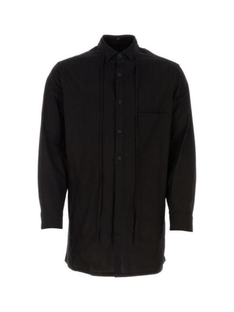 Yohji Yamamoto Black cotton shirt