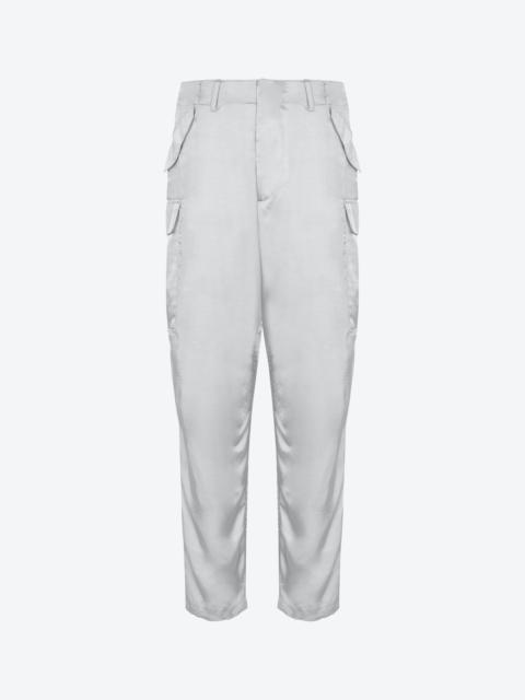 LOGO EMBROIDERY TWILL TROUSERS