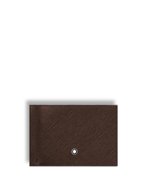 Montblanc WALLET 6CC WITH MONEY CLIP IN SARTORIAL LEATHER