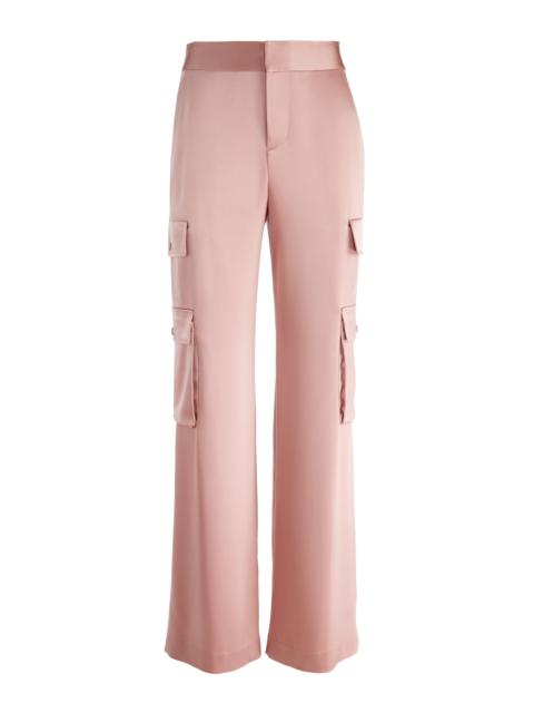 Alice + Olivia HAYES HIGH WAISTED WIDE LEG CARGO PANT