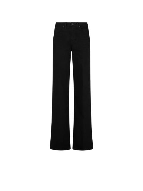 TOM FORD STRETCH TWILL DENIM FLARE PANTS