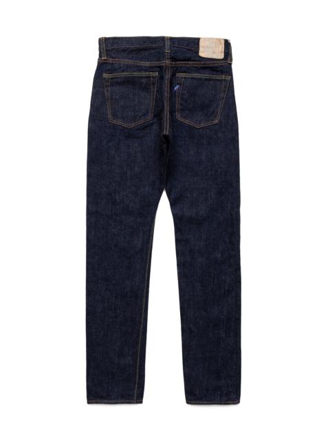 Pure Blue Japan XX-019 14oz Relaxed Tapered Blue In Green Exclusive Version