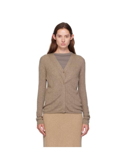 LISA YANG Taupe Vanna Cardigan