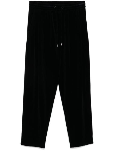 GIORGIO ARMANI Chenille drawstring trousers