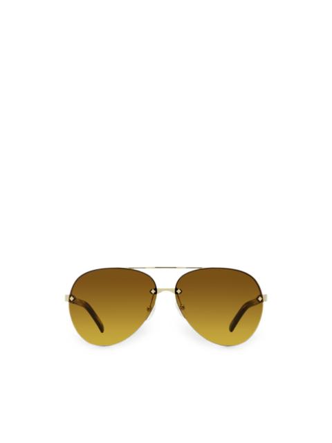MCM rimless pilot-frame sunglasses