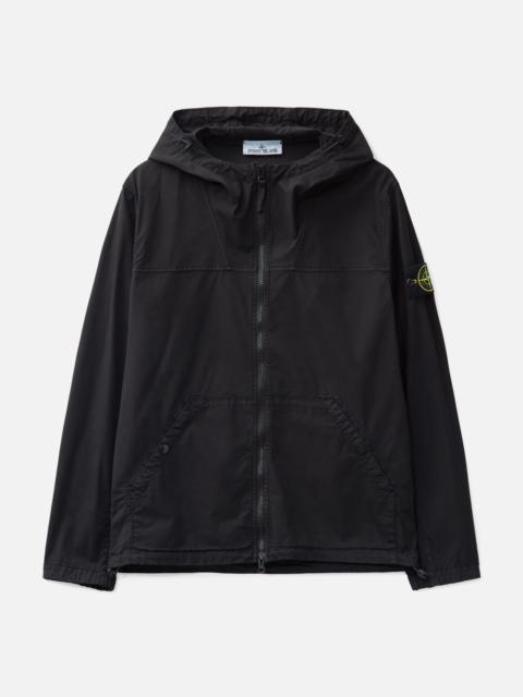 SUPIMA® COTTON TWILL STRETCH-TC HOODED OVERSHIRT