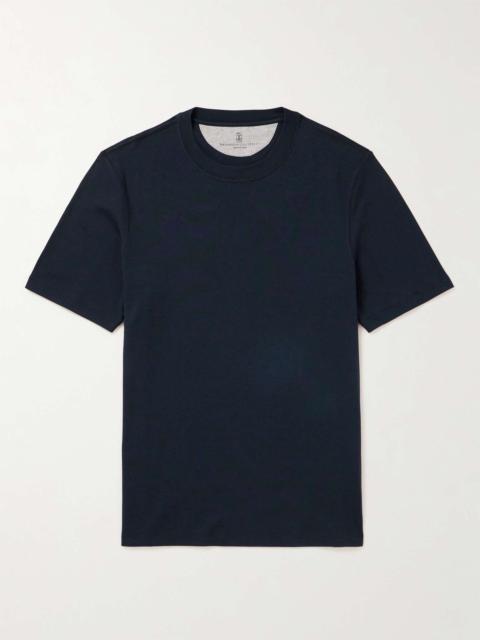 Cotton and Silk-Blend Jersey T-Shirt