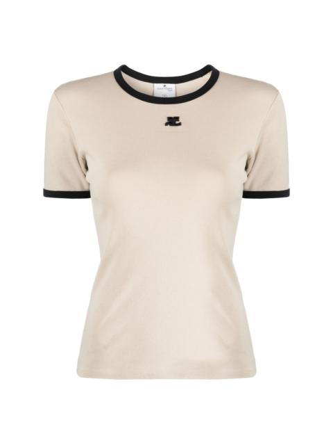 logo-appliqué cotton T-shirt
