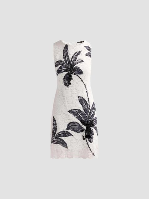 KOBI HALPERIN Women's Maren Palm Lace Mini Dress - Ivory Multi