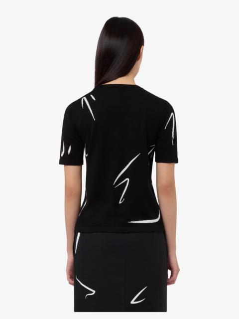 Moschino PURE COTTON INLAID KNITWEAR