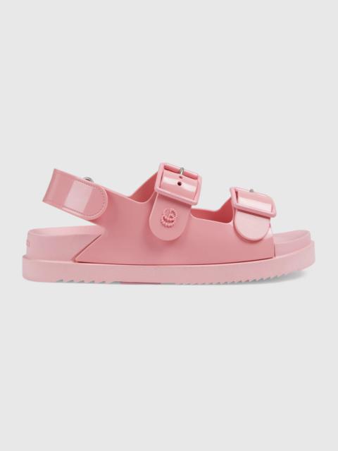 GUCCI Women's sandal with mini Double G