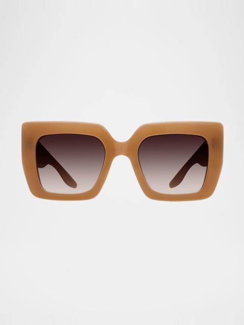 BARTON PERREIRA Wailua Camel Zyl Butterfly Sunglasses